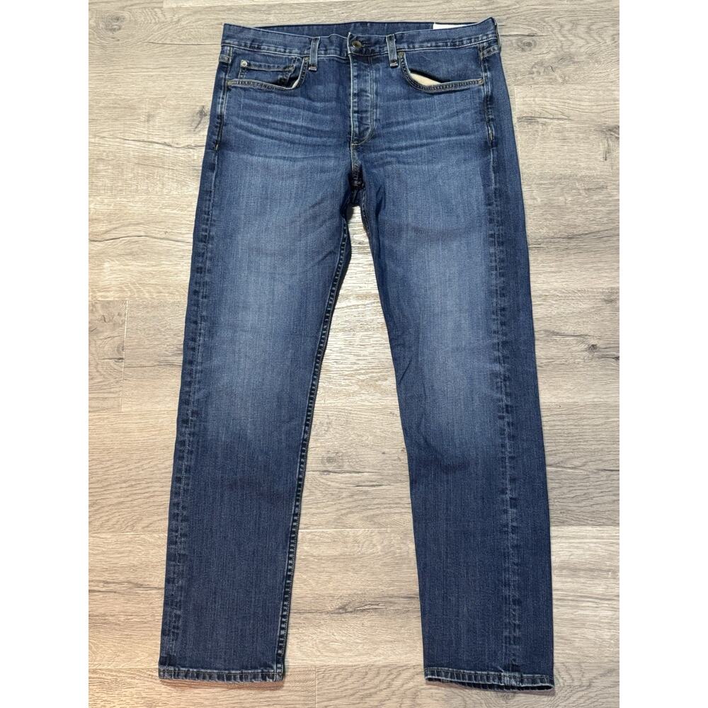Rag & Bone Men’s Fit 2 Slim Blue Jeans 36x30 Medium Wash Pants